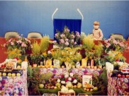 Harvest Festival c1970 Harvest Festival Display early 1970's