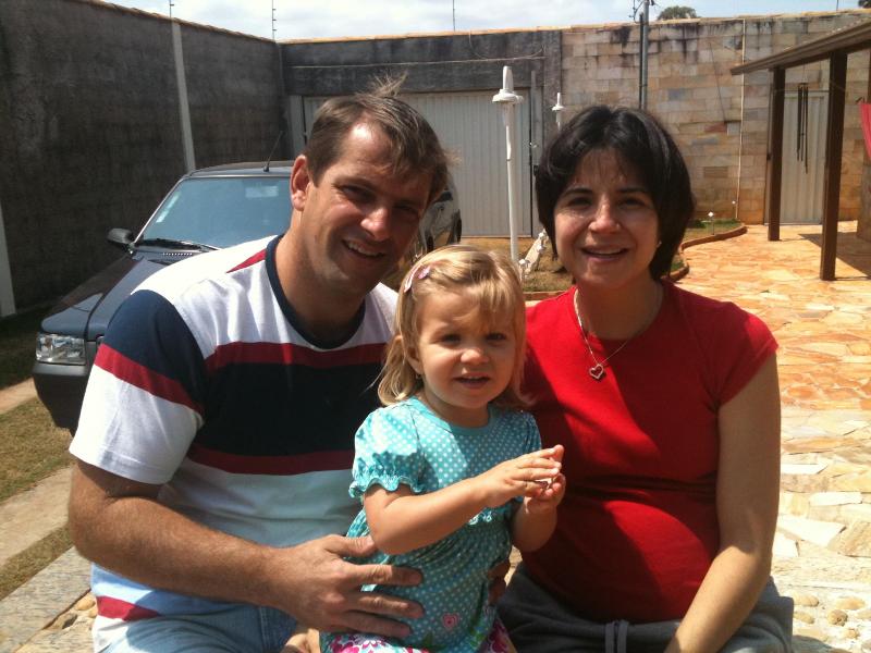 Rodrigo, Livia & Anna Rodrigo Pena and his family from Belo Horizonte, Brazil
