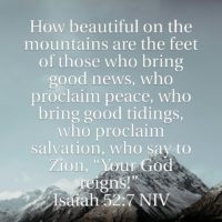 Isaiah 52:7 Beautiful Feet Isaiah 52:7 Beautiful Feet